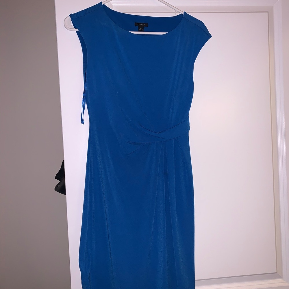 Royal blue work dress